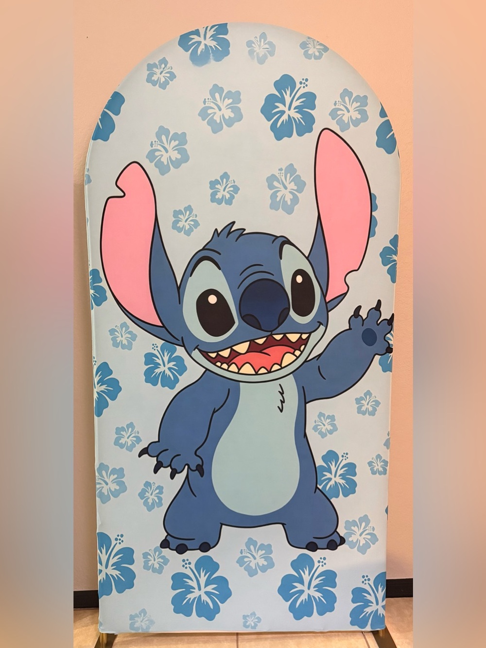 Stitch Birthday Arch Backdrop Cover